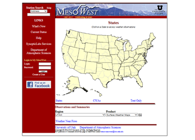 Meso West Home Page
