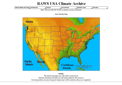 Western Regional Climate Center Home Page