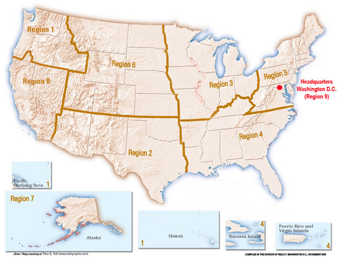 FWS Regional Map
